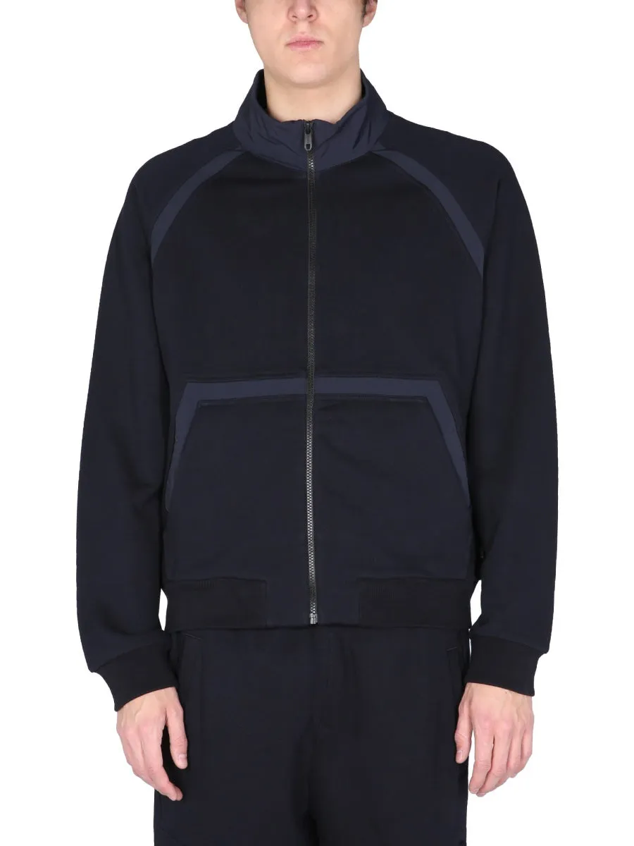 Z Zegna Zip-Up Long-Sleeved Sweatshirt