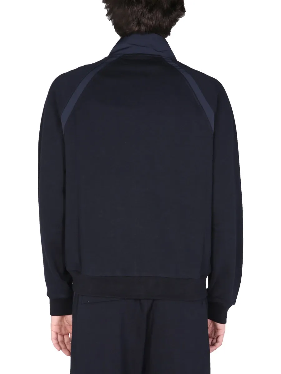 Z Zegna Zip-Up Long-Sleeved Sweatshirt