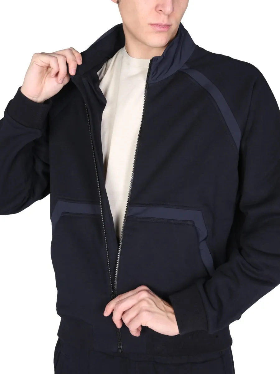 Z Zegna Zip-Up Long-Sleeved Sweatshirt